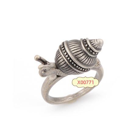 LRC Cincin Direct Antique Silver Snail Rings