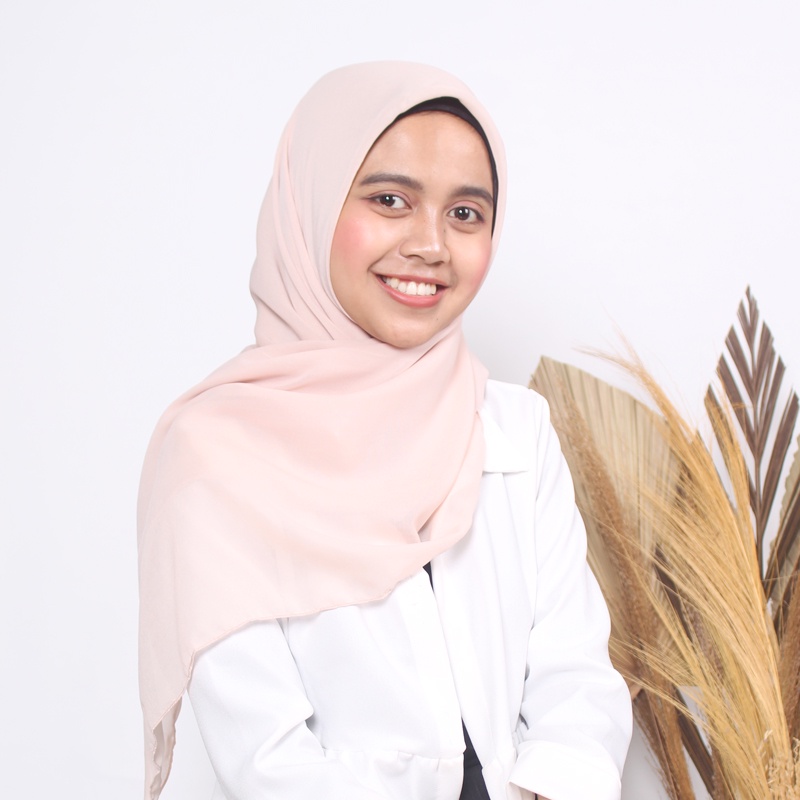 (MURAH) HIJAB BELLA SQUARE HIJAB SEGI EMPAT PREMIUM Jilbab Anti Letoy Warna Lengkap Jilbab Polycotton-Nude