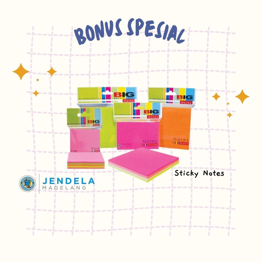 

BONUS Sticky Note BIG 51 x 38 MM 1 W