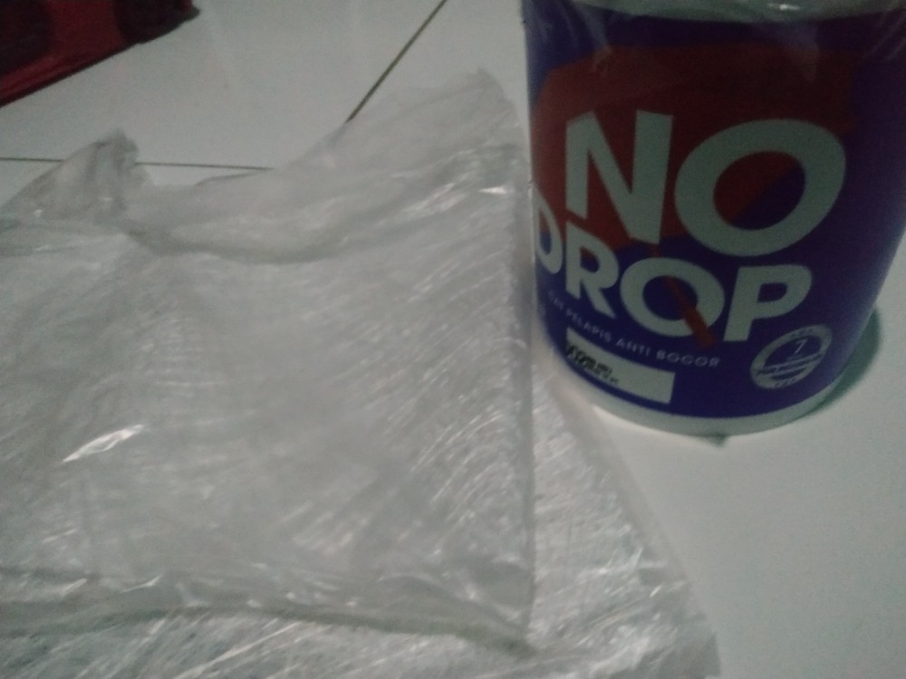 No Drop Waterproof. Anti Bocor. Anti Rembes