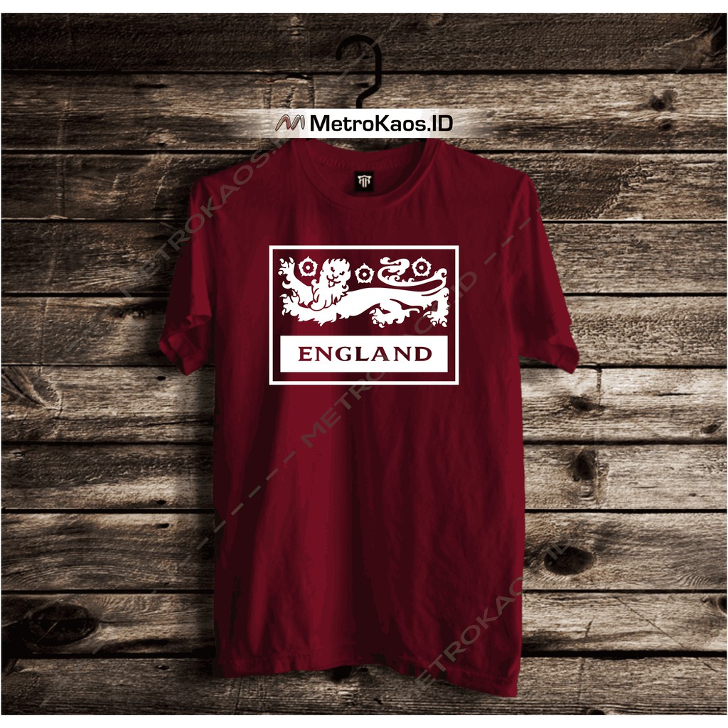 Jersey Kaos T-shirt Euro Piala Dunia England Inggris