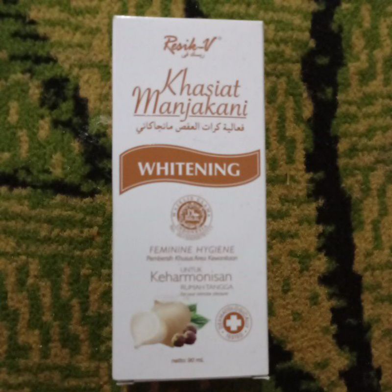 Resik V Whitening khasiat Manjakani 90ml Exp 2024