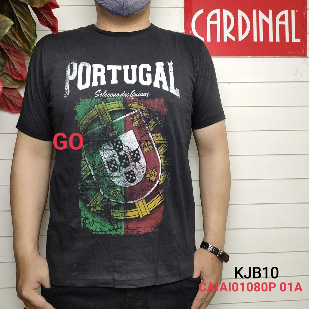 gof KJB CARDINAL JEANS KAOS T-Shirt Pakaian Pria Atasan Kaos Oblong Casual Santai Original