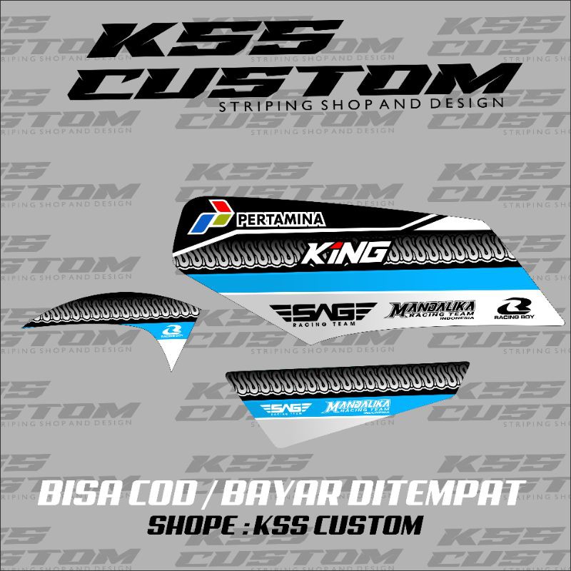 striping rx king mandalika racing - striping rx king custom terlaris