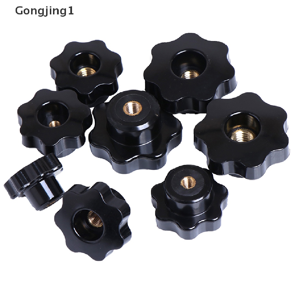 Gongjing1 M5 / M6 / M8 / M10 / M12 Female Thread Seven Star Knob Clamping