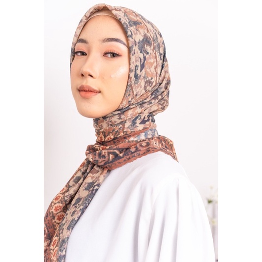 LUNARA SCARF RADWAH TERBARU/PREMIUM SCARF PRINTING RADWAH/RADWAH JILBAB MOTIF MEWAH