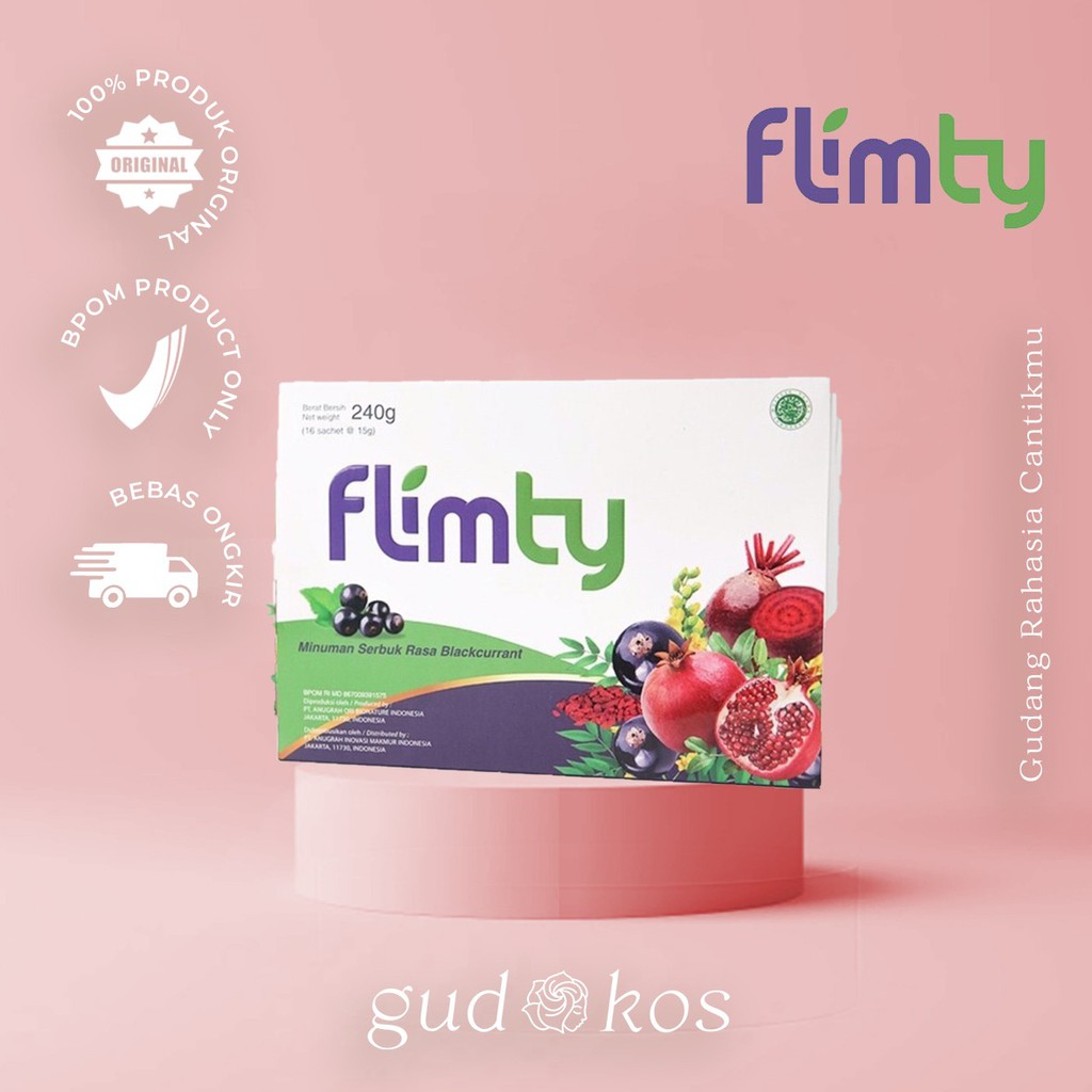 [DISC%] Flimty Original Fiber Drink Pelangsing Diet Obat Detox BPOM