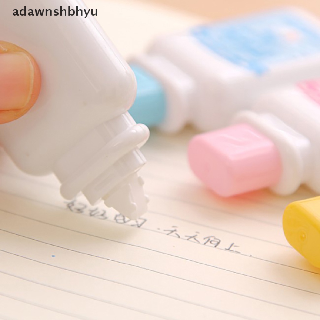 Correction Tape Bentuk Botol Susu Warna Putih Untuk Stationery Sekolah