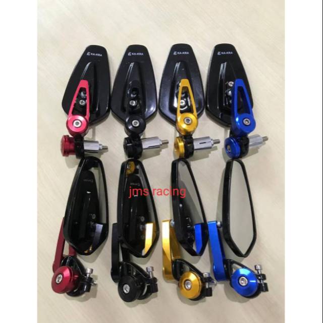 Kaca spion jalu stang oval segitiga universal mio beat scoopy genio mx fu ninja vario nmax aerox pcx byson beat