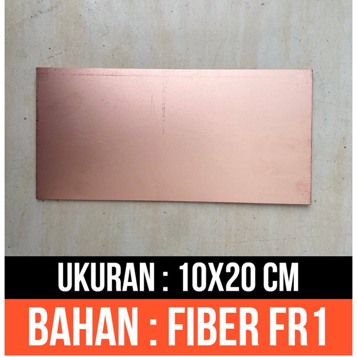 PCB Polos 10x20 cm 10 x 20 cm 10cm x 20cm Single Layer Fiber FR1