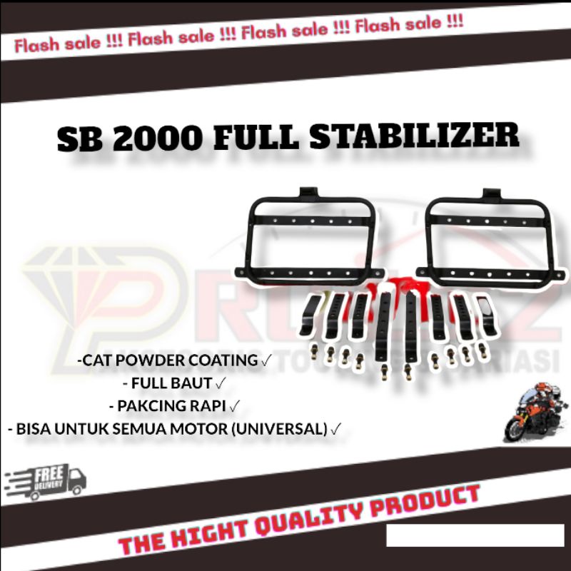 SB2000 FULL STABILIZER & FITTING / BREKET BOX SAMPING / BRACKET BOX SAMPING / SB 2000 FULL STABILIZE