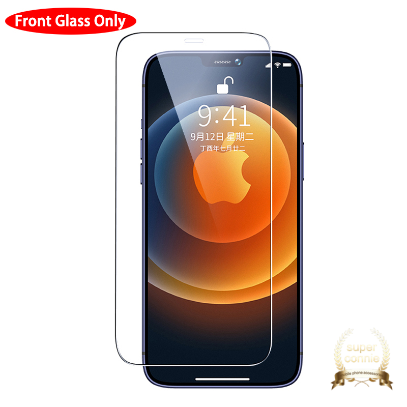 Tempered Glass Pelindung Lensa Kamera Depan + Belakang Untuk Iphone 12 Pro 12 11 Pro Max 8 7 6 6s Plus X Xr Xs Max Se 2020 12 Mini