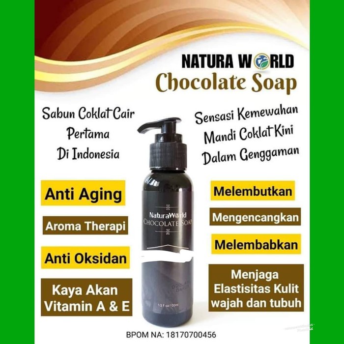 Chocolate Soap Natura Beauty ORIGINAL