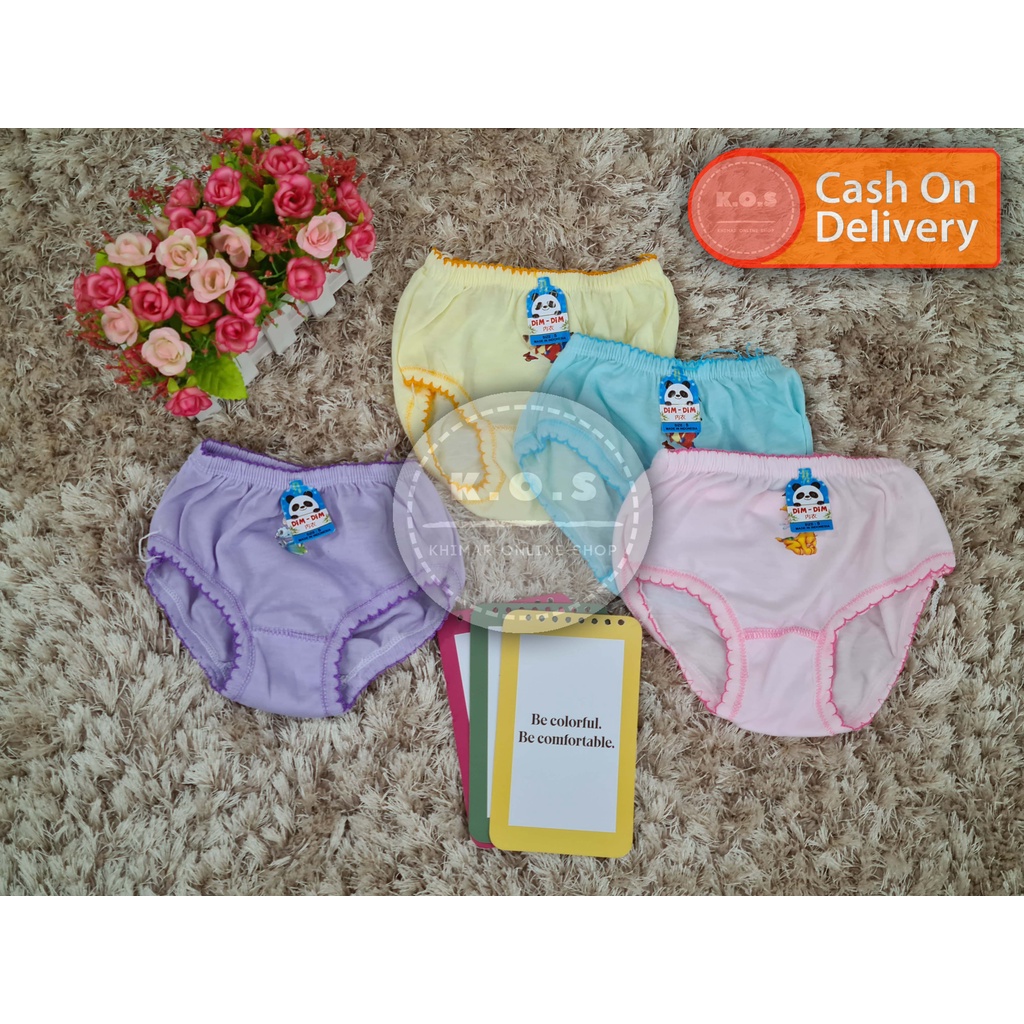 CELANA DALAM ANAK PEREMPUAN CD ANAK CEWEK KATUN SIZE S,M,L,XL