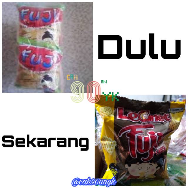 Leanet FUJI Kuning Rasa Kentang BBQ. Jajanan Ciki TARO JADUL Anak 90an. MURAH.