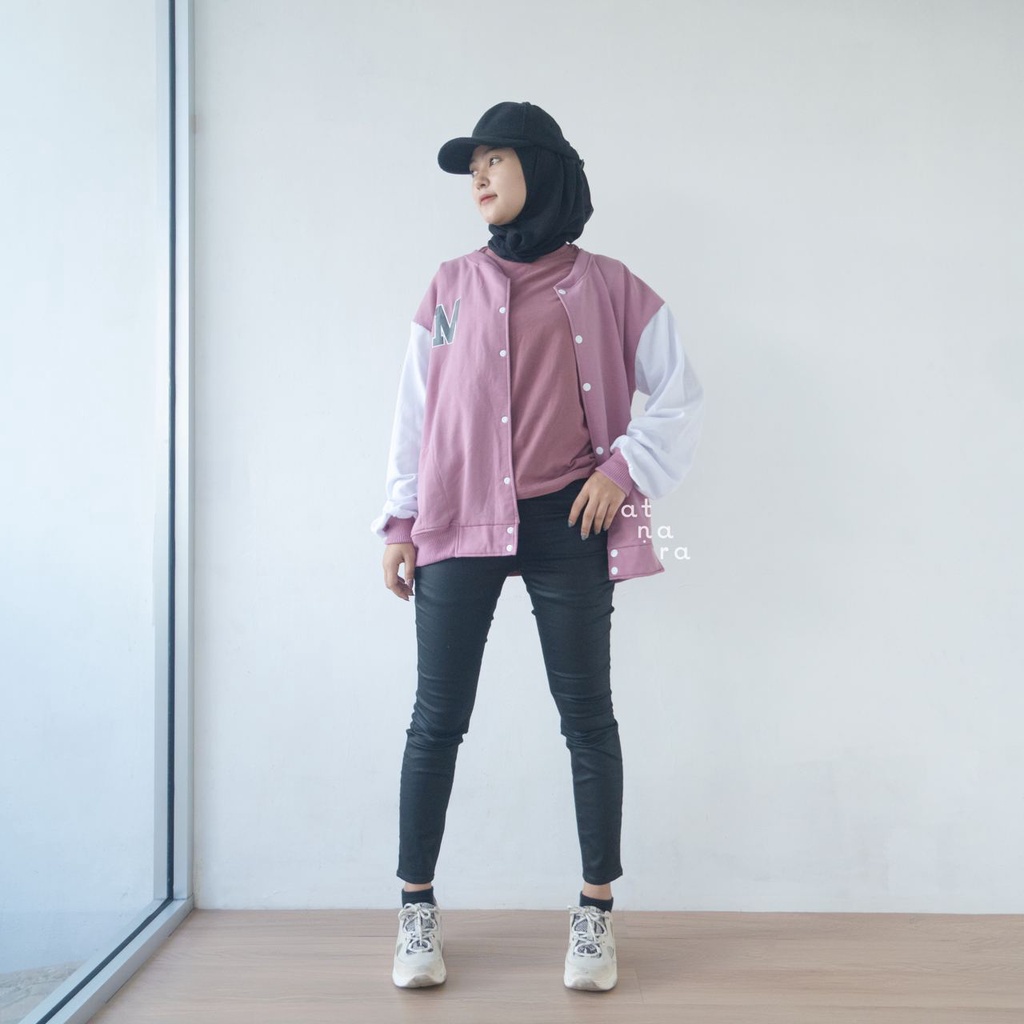 Nara Grosir - M Baseball XXL Jaket l Jaket Varsity Unisex