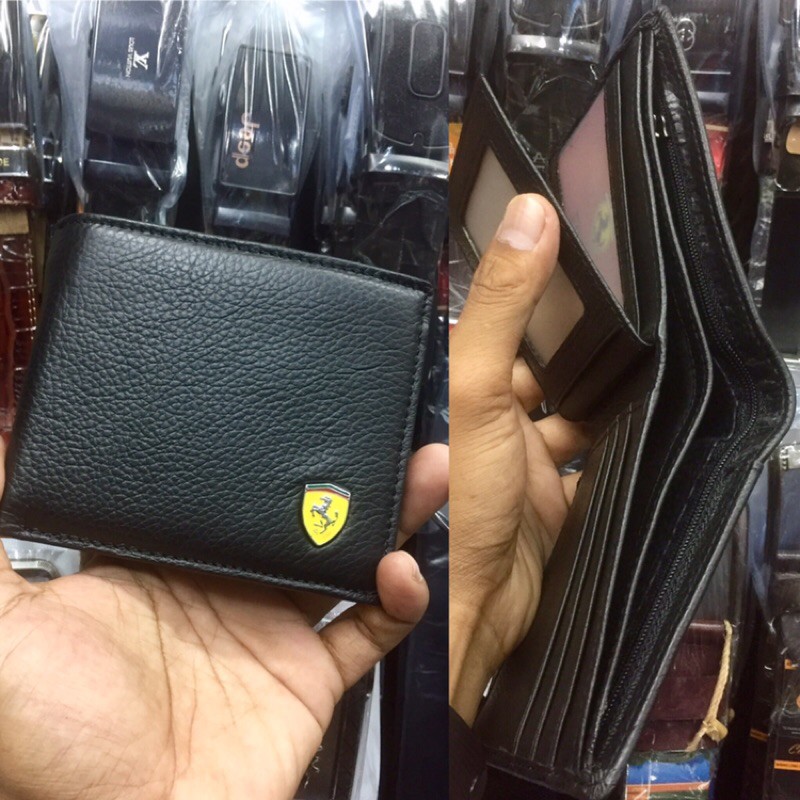 dompet lipat pria bahan kulit asli berkualitas impor motif jeruk logo #dompet #dompetpria #dompettop