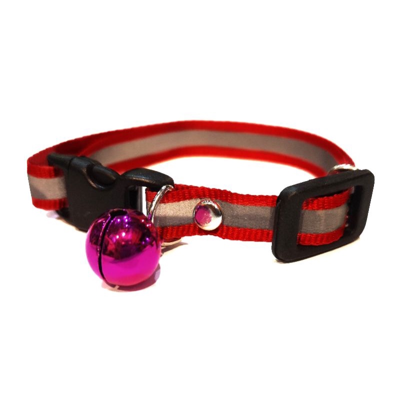 KALUNG  LONCENG MOTIF SALUR UNTUK KUCING DAN ANJING