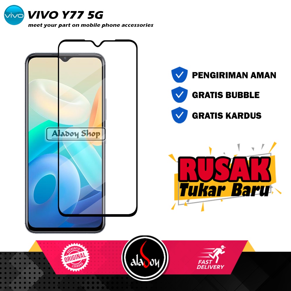 Tempered Glass Vivo Y77 5G Anti Gores Layar Screen Protector