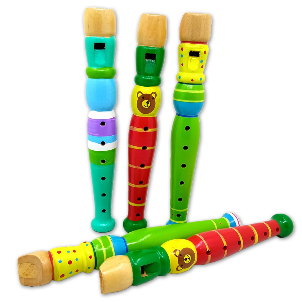 Suling Kayu Mainan Flute Musik Anak