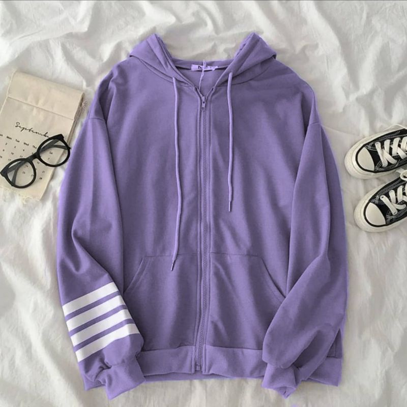 Jhack88 Sweater Hoodie Jaket Outerwear Pakaian Pria Wanita Oversize Korean Style Fleece ZOPPY ZYPER-2