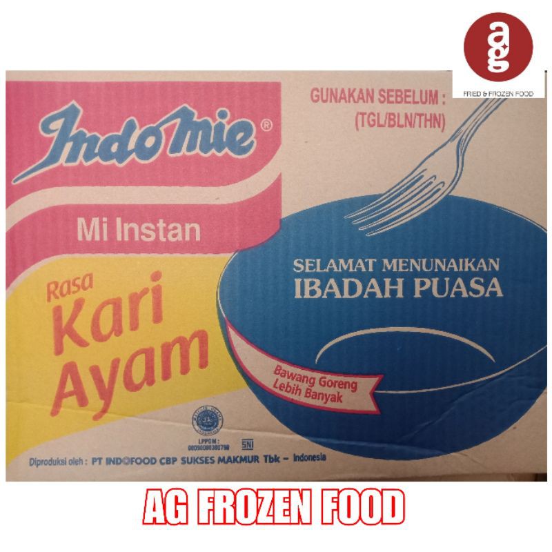 

Indomie Mie Kari Ayam isi per dus 40pcs