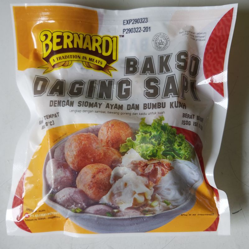 

Bernardi Bakso Campur Instan