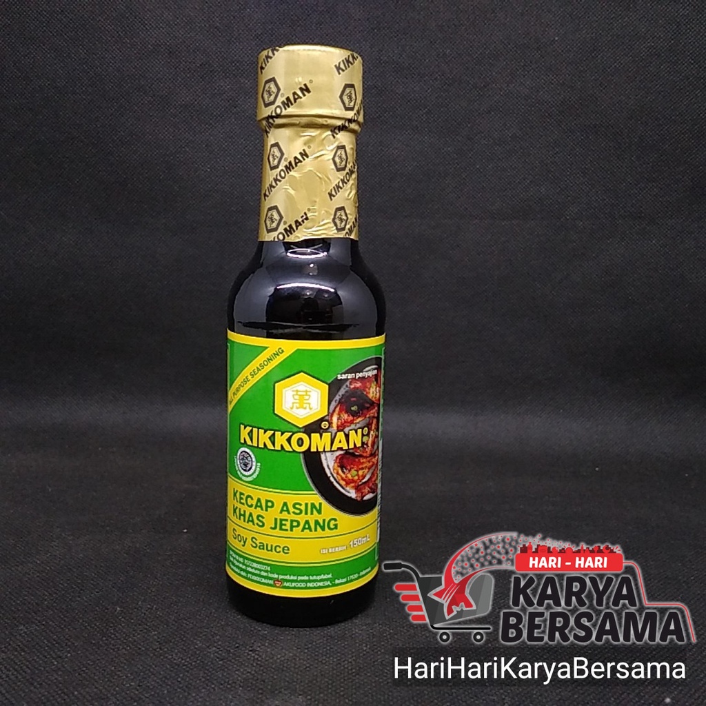 

KECAP ASIN KIKKOMAN KHAS JEPANG BOTOL 150ML