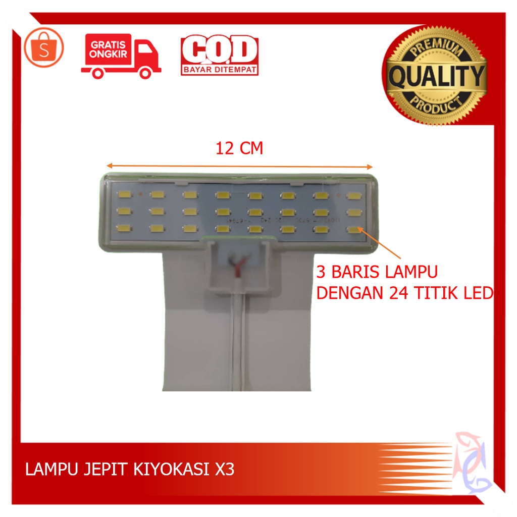 PROMO MURAH LAMPU JEPIT AQUARIUM KIYOSAKI X3 ULTRA THIN LED CLAMPING LIGHT LAMPU JEPIT AQUASCAPE MURAH LAMPU AQUARIUM LED X3 ULTRATHIN CLAMPING LIGHT LAMPU JEPIT AQUARIUM AQUASCAPE