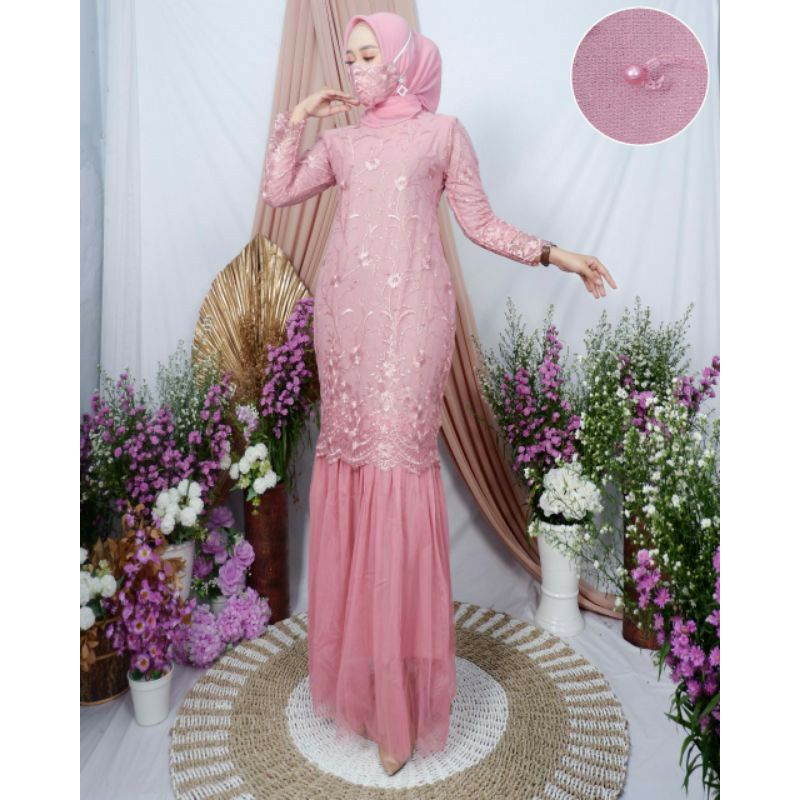 GAMIS DUYUNG TUTU // KEBAYA MODERN // BAJU GAMIS KEBAYA WISUDA