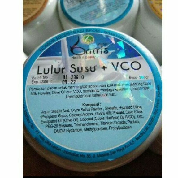 Lulur Susu Batrisyia Herbal / Lulur Susu Etawa / Lulur Herbal / Lulur Pencerah / Pemutih / Glowing