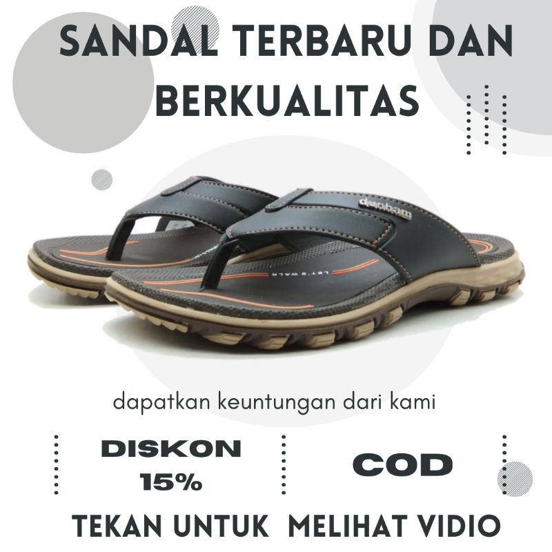 Sendal Sandal Selop Slop Pria Slop Selop Kekiniaan Jepit Casual Original Rumah Karet Distro Putih Ku