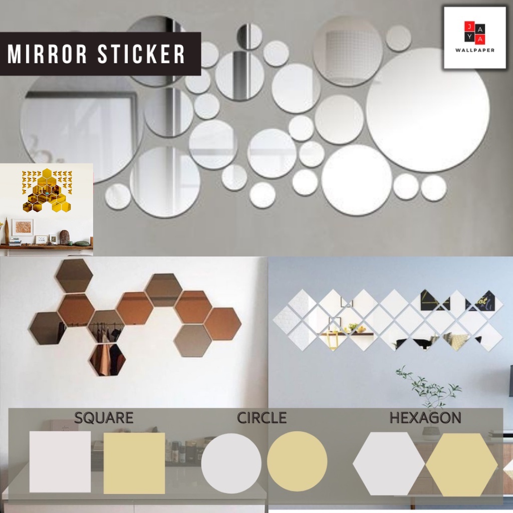 1.1MM MIRROR STICKER/ STICKER KACA / STICKER CERMIN