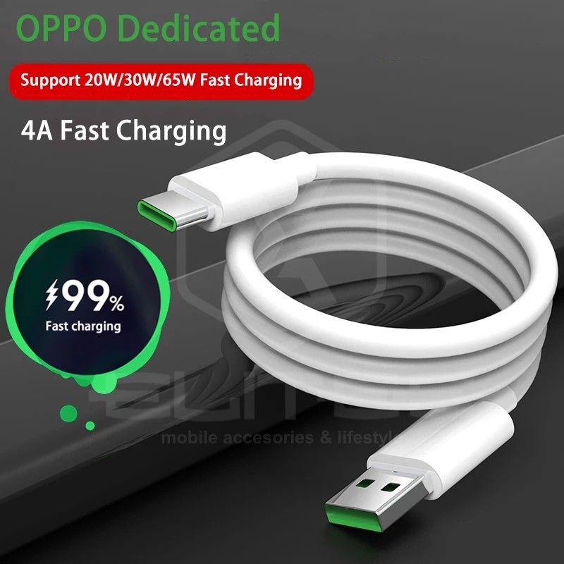 Kabel Data OPPO Type C VOOC 5V/4A Fast Charging