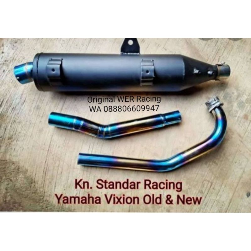 Knalpot Vixion Model Standar Vixion Tsukigi tsugi Tusukgigi Vixion Bluemoon