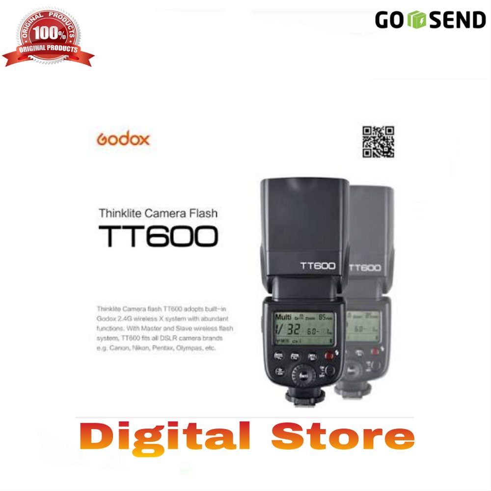 Godox TT 600 Universal Flash godox TT 600 For Canon Nikon dan Sony