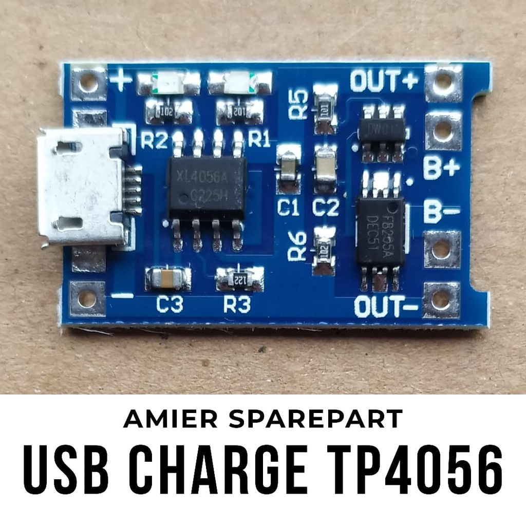 TP4056 TP 4056 1A Micro USB Lithium Charging Module With Charge Protection
