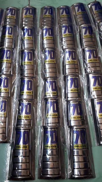 Emblem C70 / Panel Dada Aksesoris Motor