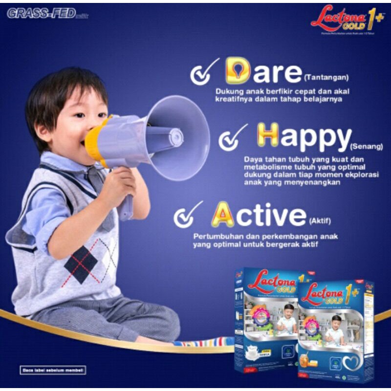 Lactona Gold Susu Formula 1+ (1-3 Tahun) 400g