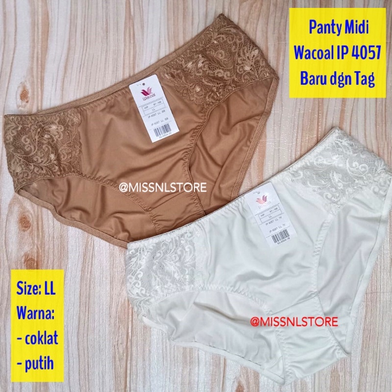 Celana Dalam Wacoal Basic Collection Panty IP 4057 Baru Dgn Tag