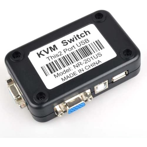 USB KVM SWITCH VGA 2 Port + 2PCS KABEL KVM VGA-1.5meter