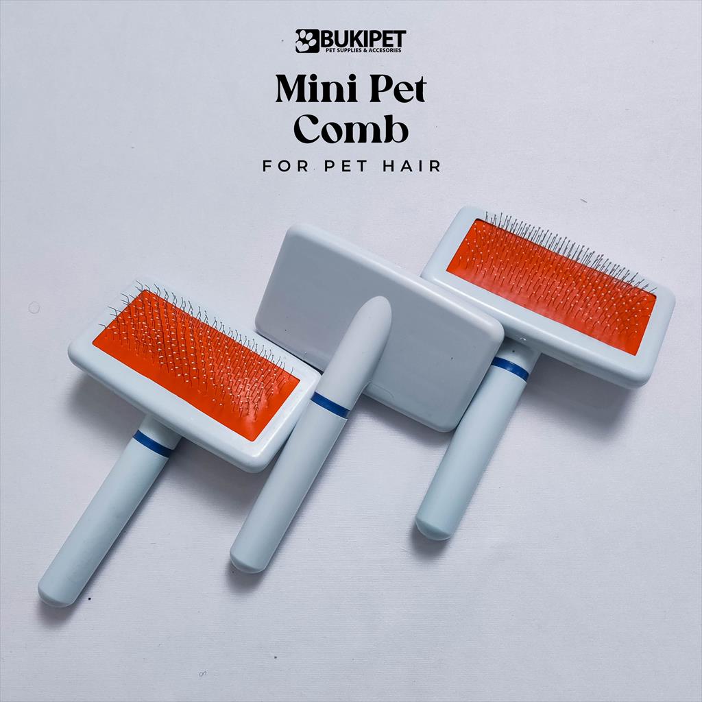 BUKIPET Sisir Kawat Kucing SIkat Grooming Perawatan Hewan – Mini Pet Comb