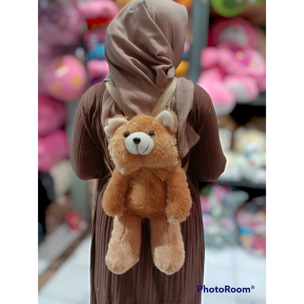 TAS BERUANG RANSEL PAKAI BAJU TAS BEAR BAJU UNTUK CEWEK DAN COK BISA BISA COD TAS BONEKA TERMURAH