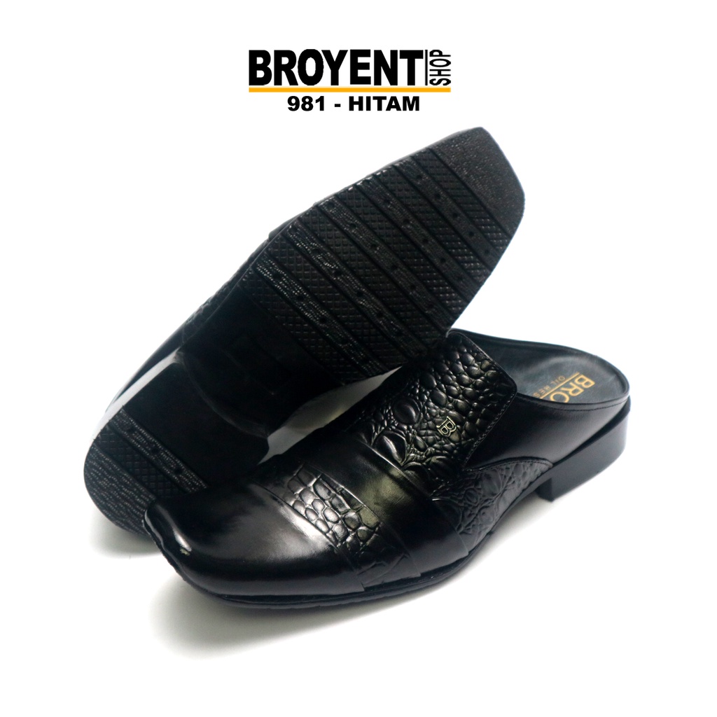 Sepatu Sandal Pria Bustong Kulit Asli 981