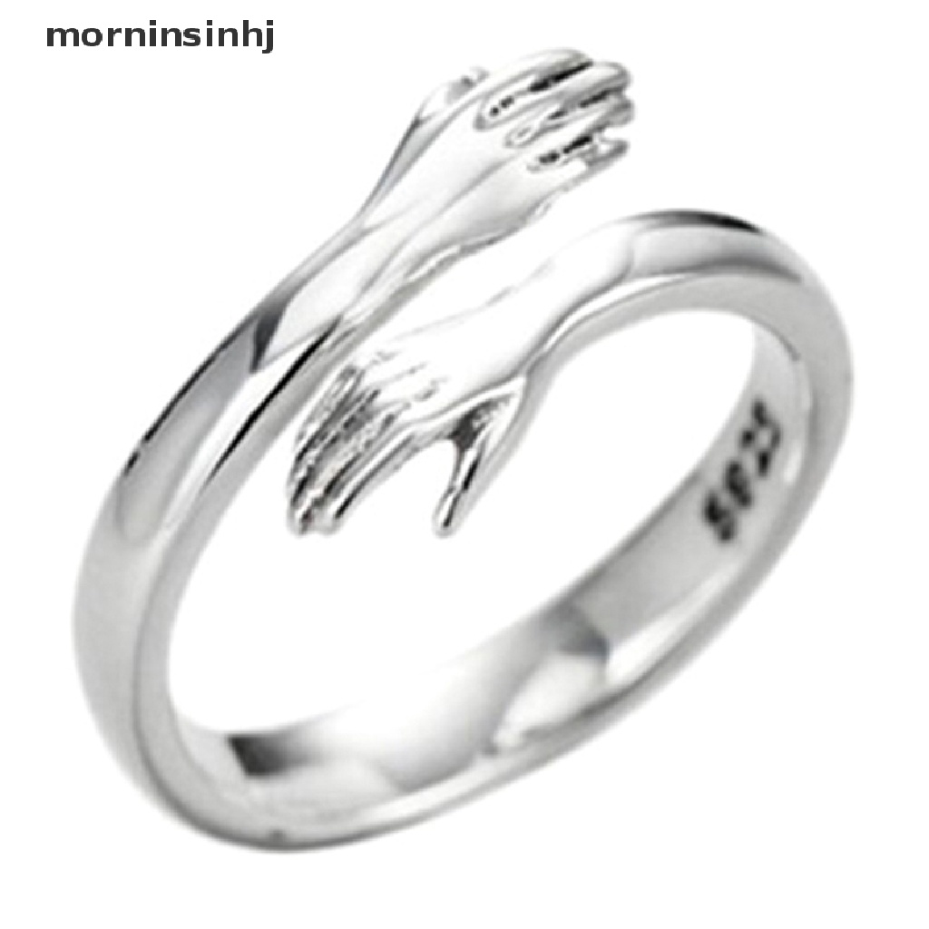 Mornin Cincin Sterling Silver 925 Model Terbuka Gaya Retro Untuk Wanita