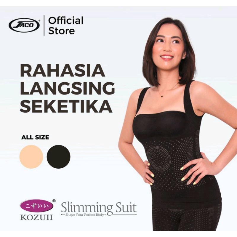 KOZUII SLIMMING SUIT ASLI BY JACO TV SHOPPING ASLI DARI STORE RESMI JACO BANDUNG