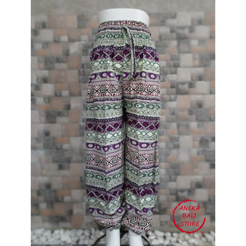 Celana Alladin Super Jumbo Bali U-XXXL, celana panjang wanita , celana kulot jumbo murah, aladdin, aladin, celana rumah santai-Foto 10