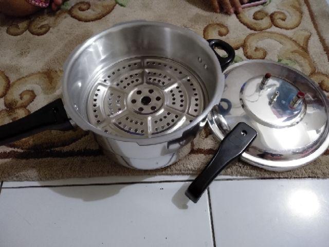Presto Trisonic 8 Liter Panci Presto Bagus Dan Murah Safety Cover Lock