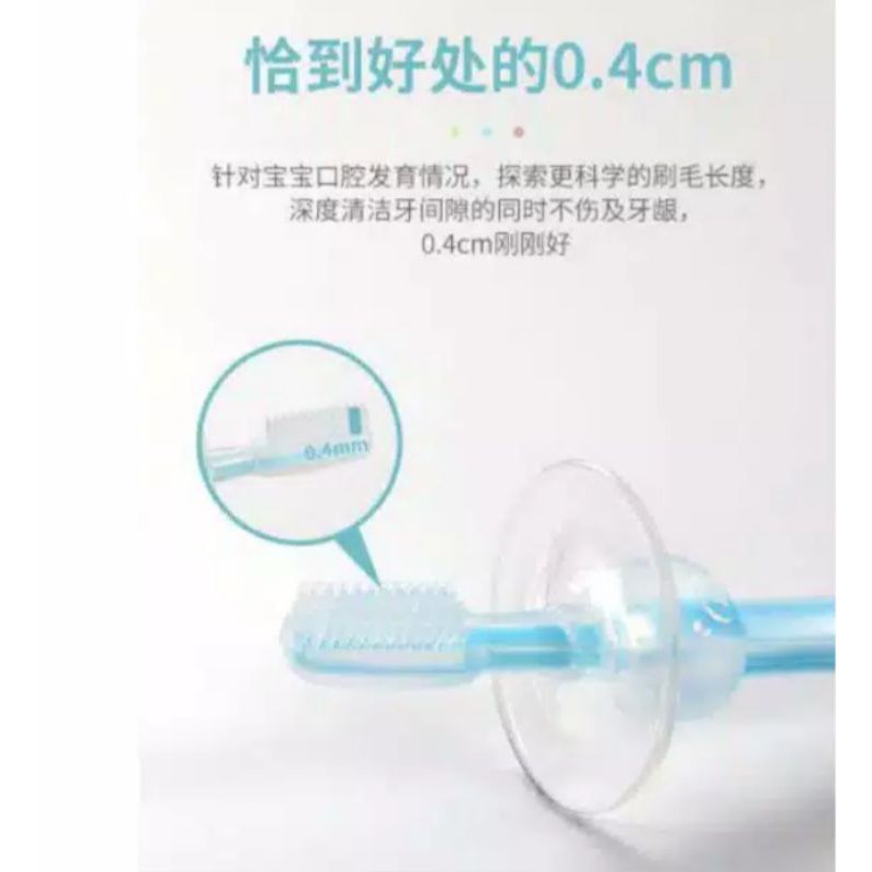 Baby silicone toothbrush