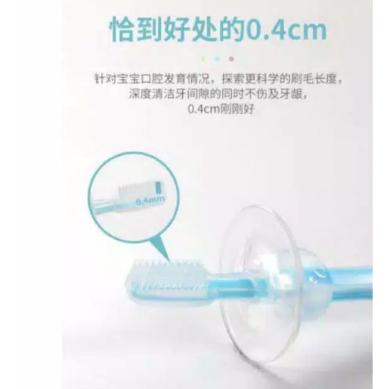 Baby silicone toothbrush